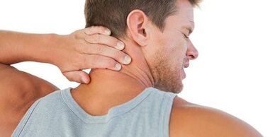 sore neck with cervical osteochondrosis