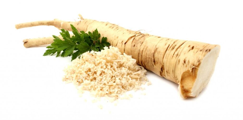 a smear of horseradish and elderberry for cervical osteochondrosis