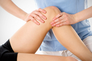option to diagnose knee joint arthrosis